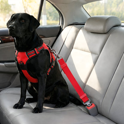 adjustable dog car seat belt safety harness for pets in vehicle