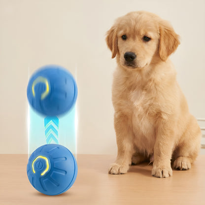 electric dog ball toy moving rolling bouncing for indoor pet play