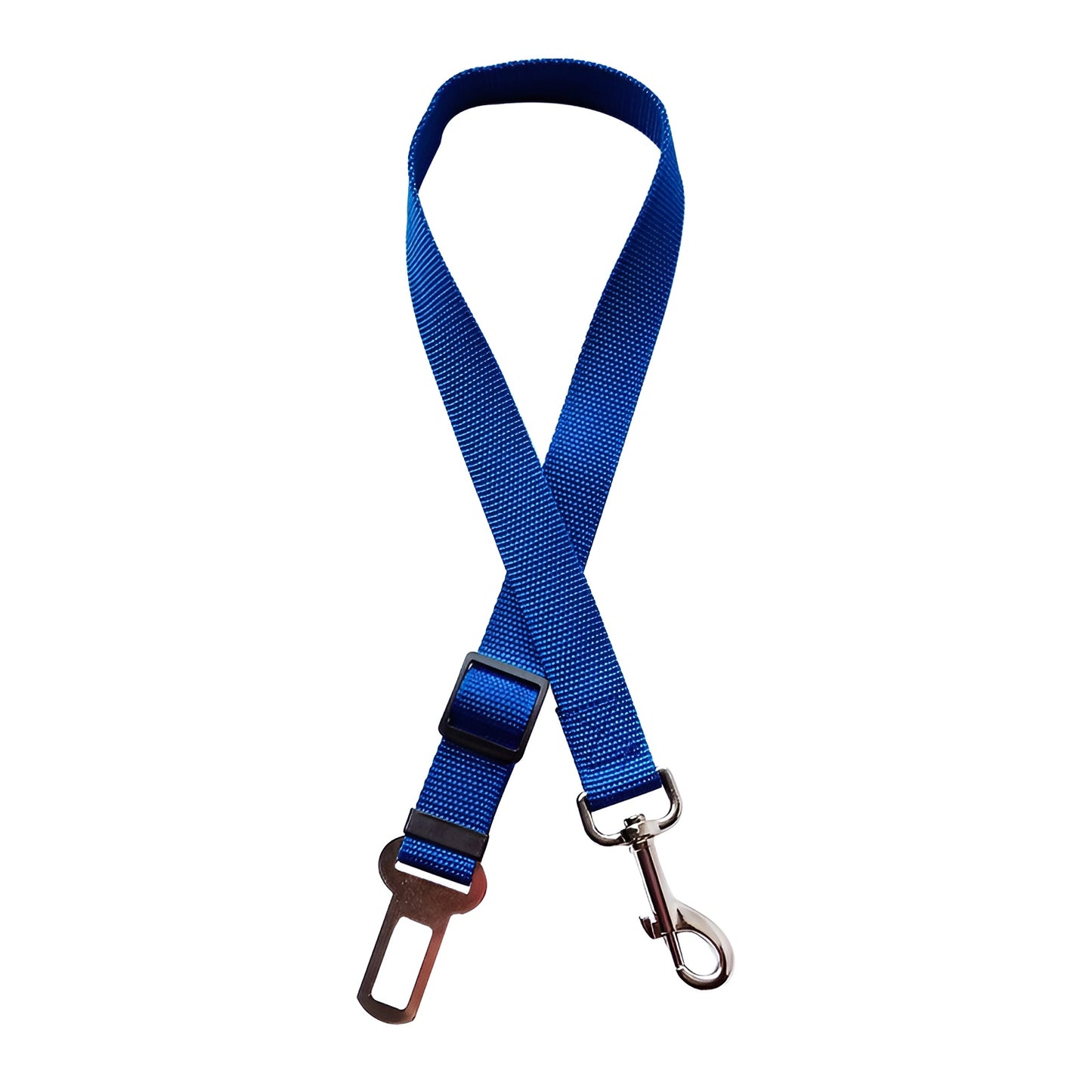 secure dog car seat belt with tangle free nylon strap and swivel clip