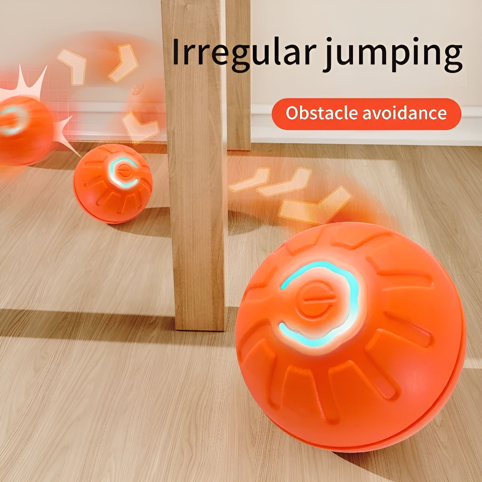 rechargeable dog ball toy automatic motion USB charging pet toy