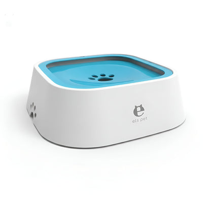 Ergonomic slow feeder water bowl for large dogs and small pets alike.