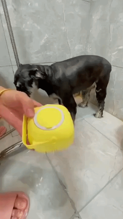 GripClean Silicone Pet Bath Brush