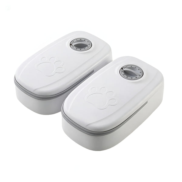 Reliable pet feeding station equipped with a hygienic, easy-to-clean stainless steel bowl.